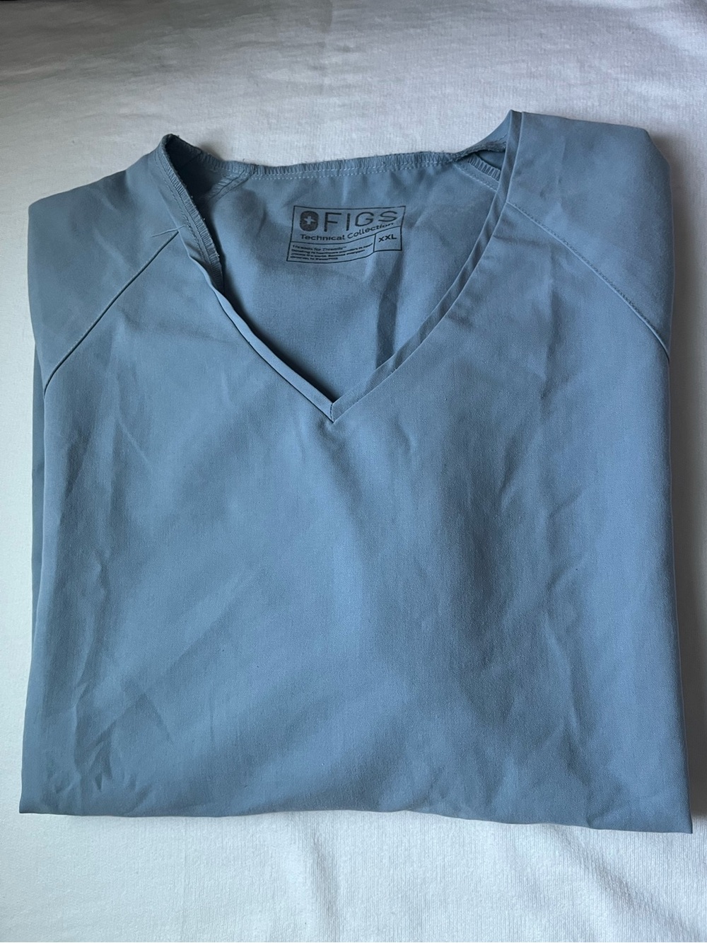 FIGS Scrub Top Dusty Blue XXL